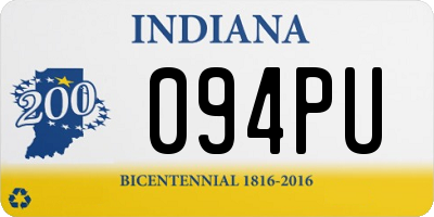 IN license plate 094PU