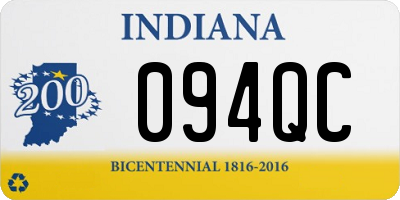 IN license plate 094QC