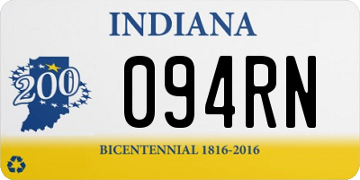 IN license plate 094RN