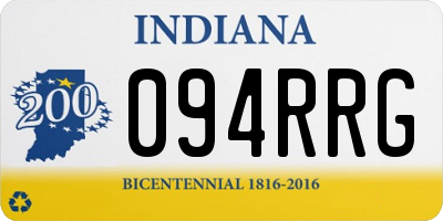 IN license plate 094RRG