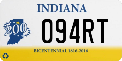 IN license plate 094RT