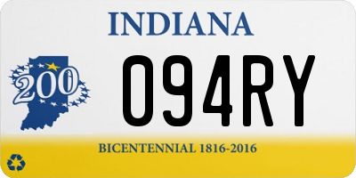 IN license plate 094RY
