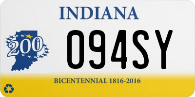 IN license plate 094SY