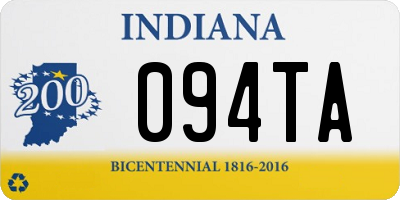 IN license plate 094TA