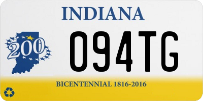 IN license plate 094TG