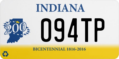 IN license plate 094TP