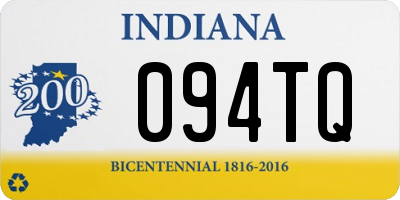 IN license plate 094TQ