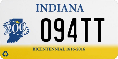 IN license plate 094TT