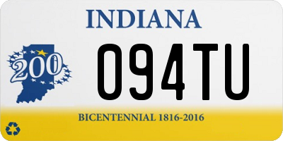 IN license plate 094TU