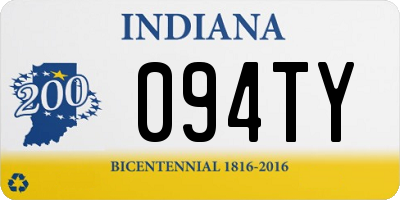 IN license plate 094TY