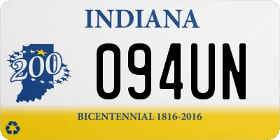 IN license plate 094UN