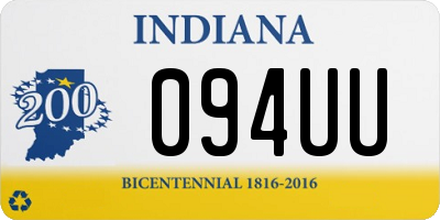 IN license plate 094UU