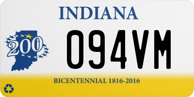 IN license plate 094VM