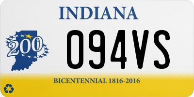 IN license plate 094VS