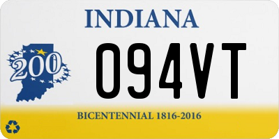 IN license plate 094VT