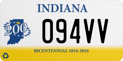 IN license plate 094VV