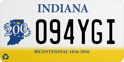 IN license plate 094YGI