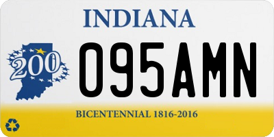 IN license plate 095AMN