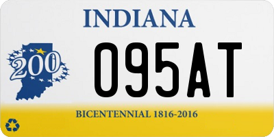 IN license plate 095AT