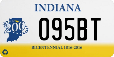 IN license plate 095BT