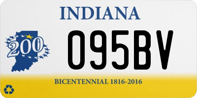 IN license plate 095BV