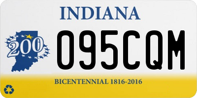 IN license plate 095CQM