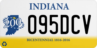 IN license plate 095DCV