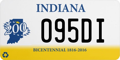 IN license plate 095DI