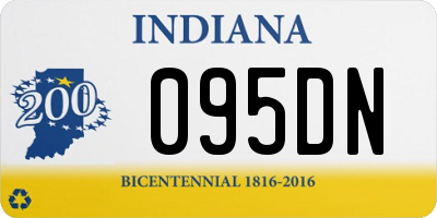 IN license plate 095DN