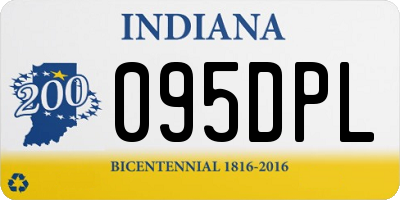 IN license plate 095DPL