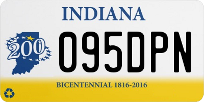 IN license plate 095DPN