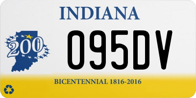 IN license plate 095DV