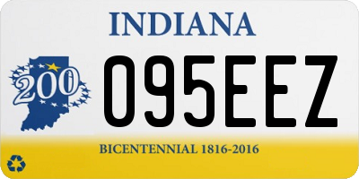 IN license plate 095EEZ