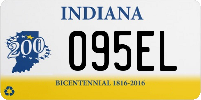 IN license plate 095EL