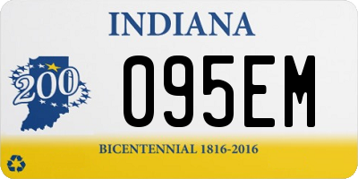 IN license plate 095EM