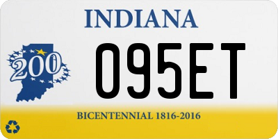 IN license plate 095ET