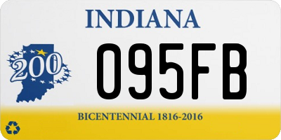 IN license plate 095FB