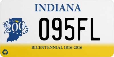 IN license plate 095FL