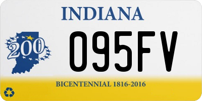 IN license plate 095FV