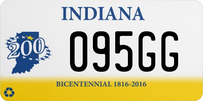 IN license plate 095GG