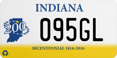 IN license plate 095GL