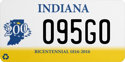 IN license plate 095GO