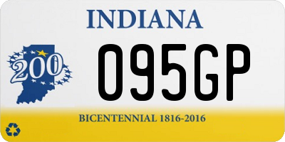 IN license plate 095GP