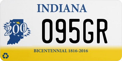 IN license plate 095GR