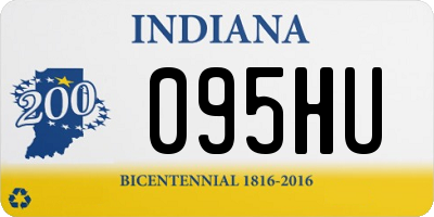 IN license plate 095HU