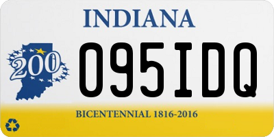 IN license plate 095IDQ