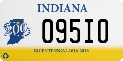 IN license plate 095IO