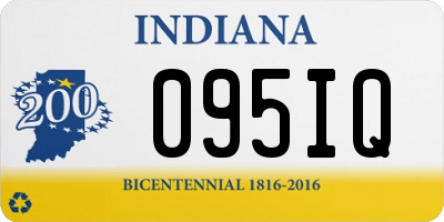 IN license plate 095IQ