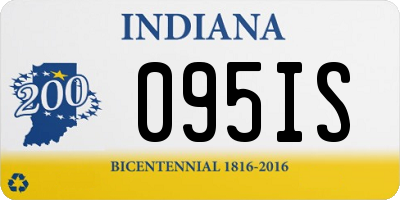 IN license plate 095IS