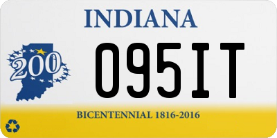 IN license plate 095IT